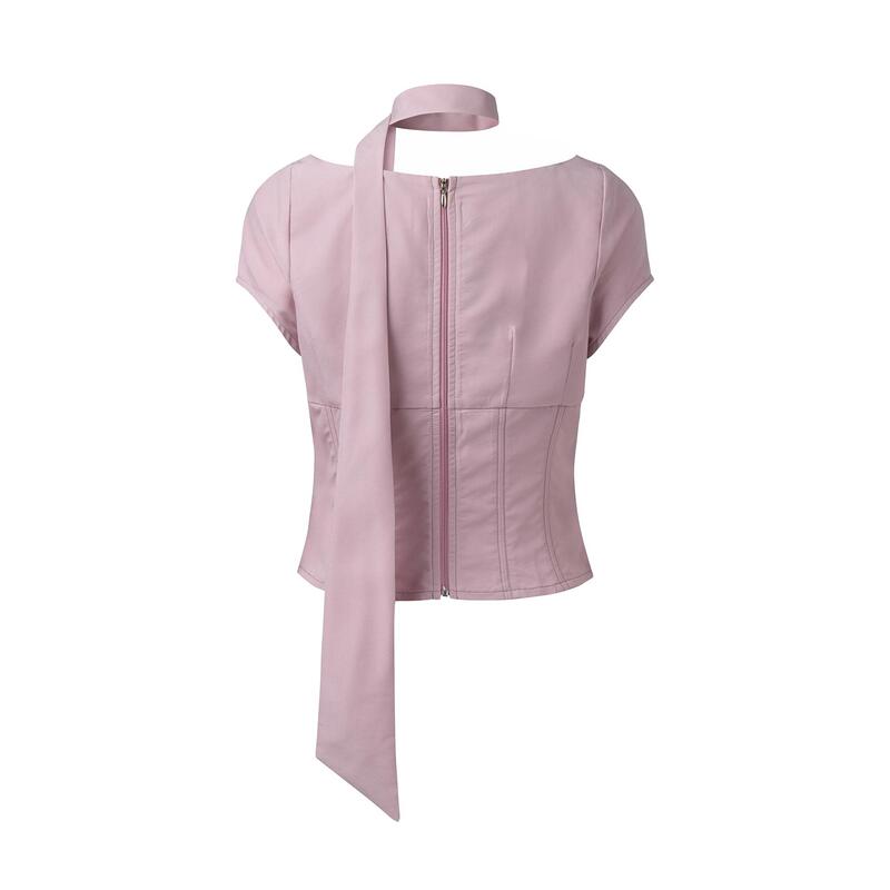 ANGEL WING SCARF TOP (PINK)